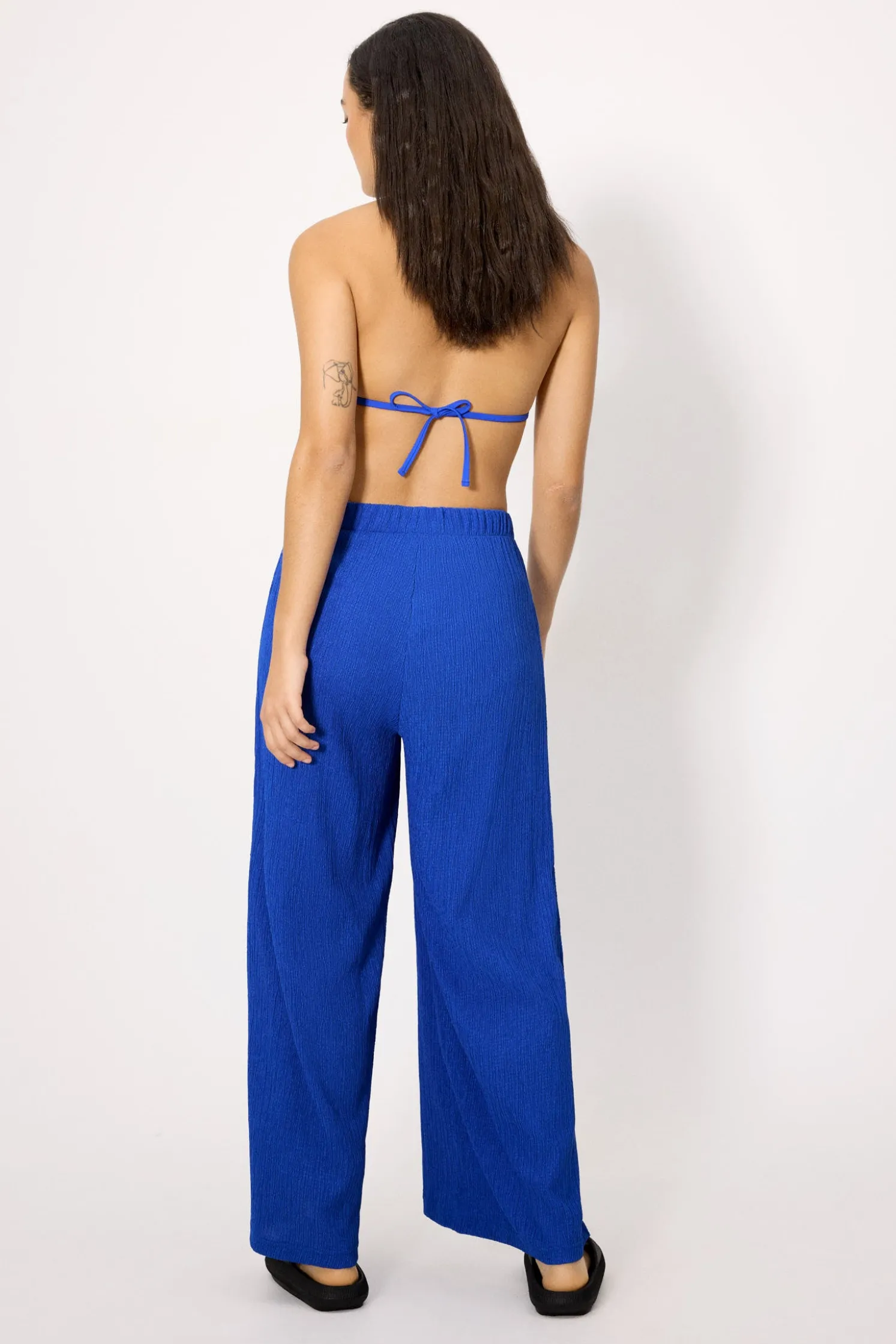 Pantalón largo ligero azul