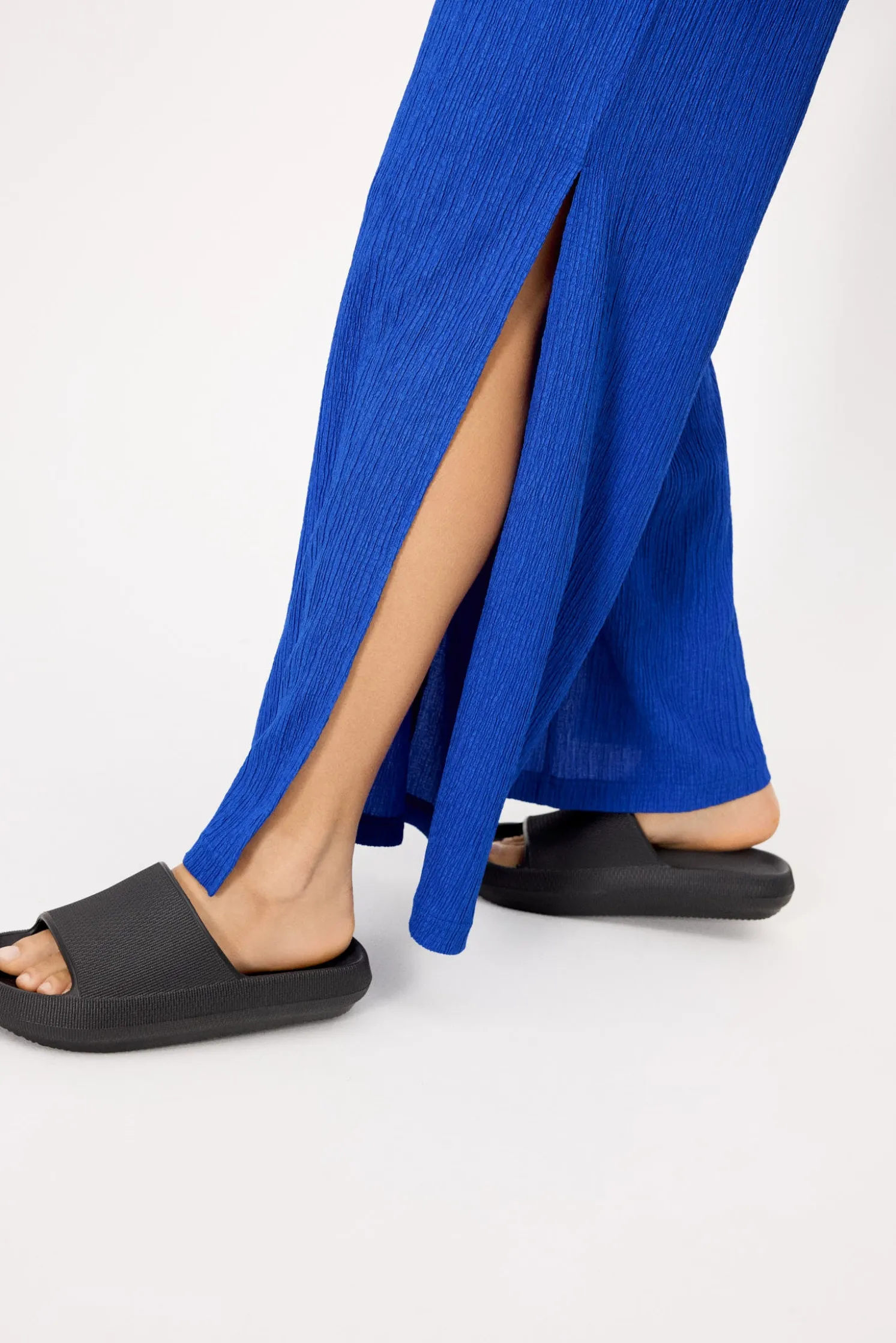 Pantalón largo ligero azul