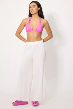 Pantalón largo ligero blanco