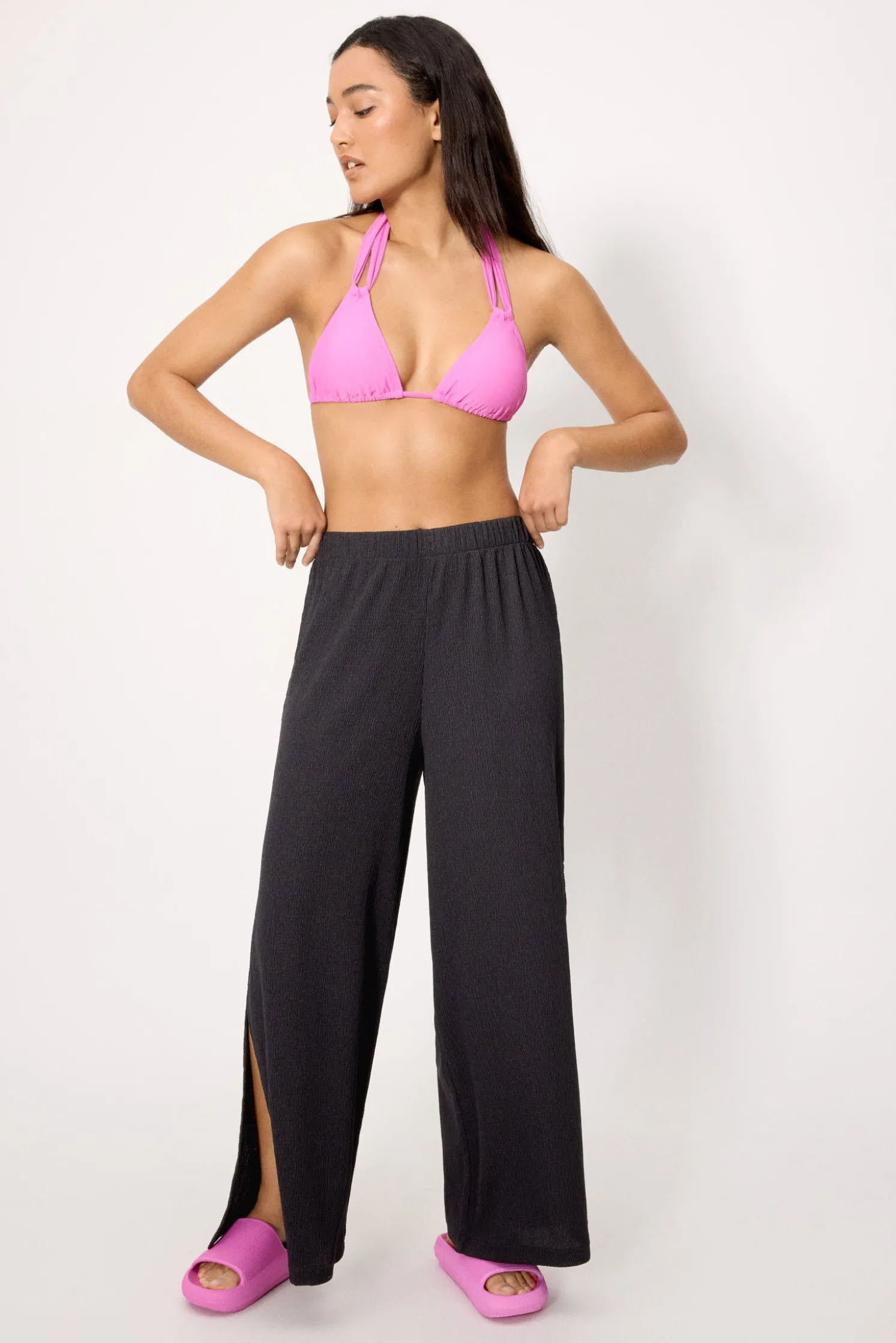 Pantalón largo ligero negro