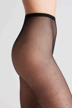 Panty de red negro