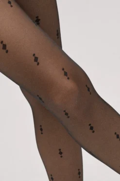 Panty estampado geométrico 20 denier
