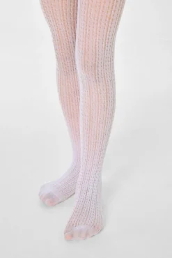 Panty infantil calado blanco
