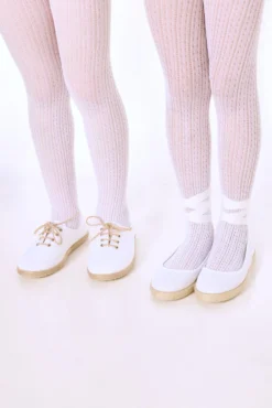 Panty infantil calado blanco