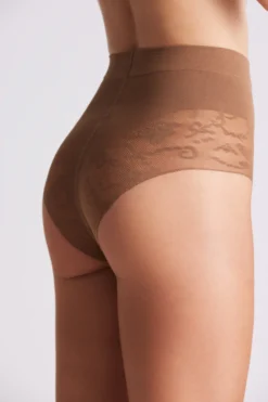 Panty reductor 10 denier coffee
