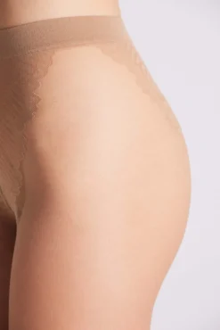 Panty sin costuras 20 denier beige