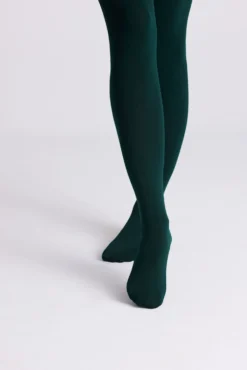 Panty térmico 140 denier verde botella