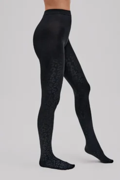 Panty térmico estampado leopardo 140 denier