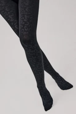 Panty térmico estampado leopardo 140 denier