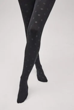 Panty térmico estampado lunares 140 denier