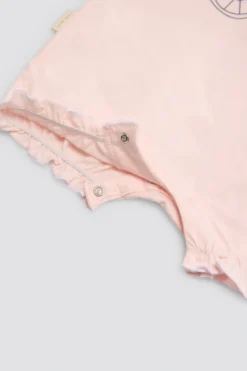 Pelele bebé manga corta carruaje