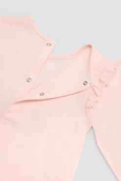 Pelele bebé manga larga estampado castillo