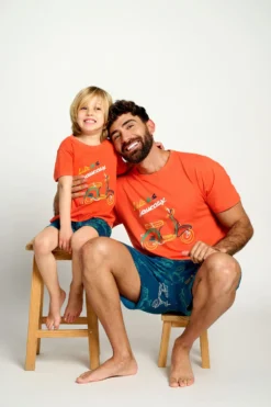 Pijama hombre corto algodón motos | MUYDEMI