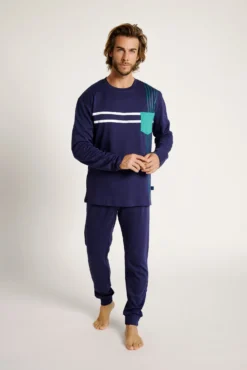 Pijama hombre estampado líneas | MUYDEMI
