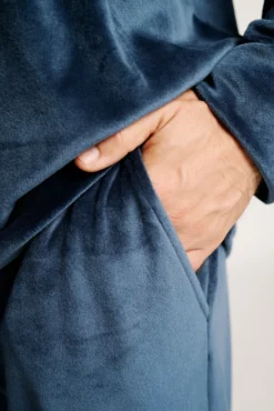 Pijama hombre terciopelo Regret nothing | MUYDEMI