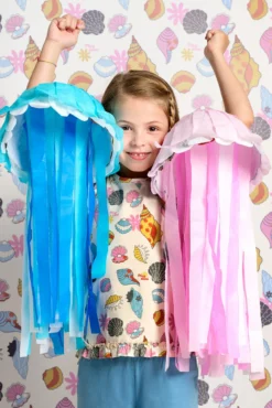 Pijama infantil corto algodón Seashell azul | MUYDEMI