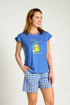 Pijama mujer manga corta algodón Lemonade | MUYDEMI