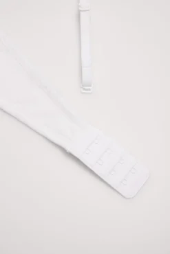 Sujetador bandeau juvenil blanco