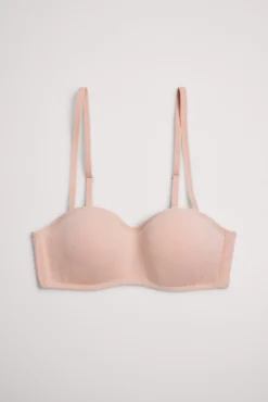 Sujetador bandeau juvenil nude