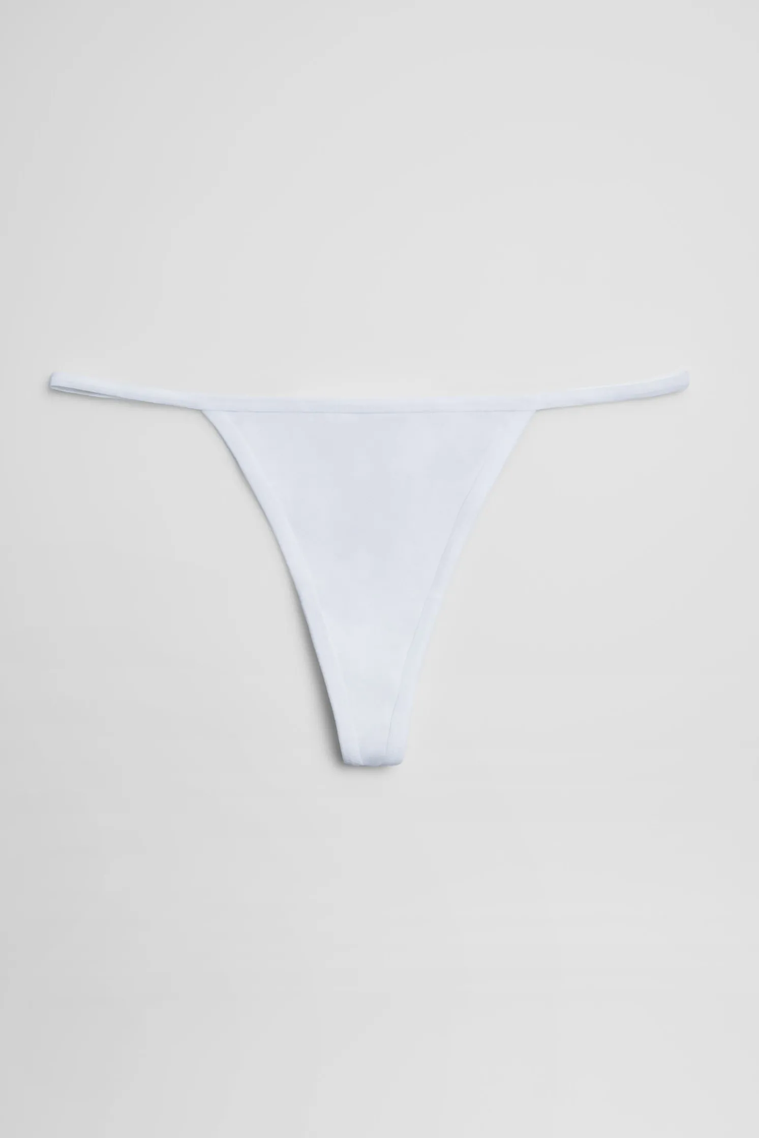 Tanga hilo algodón blanco