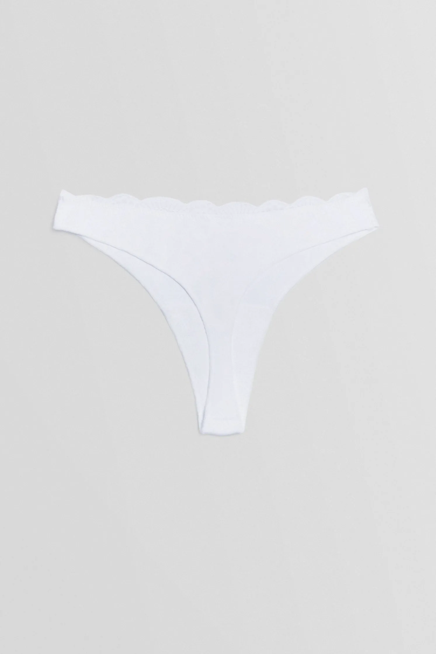 Tanga lencero blanco