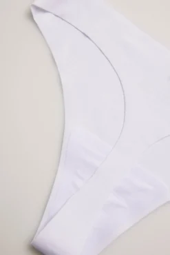 Tanga láser invisible blanco