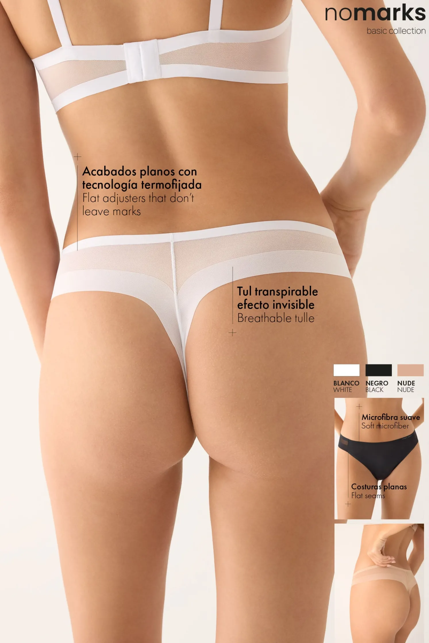 Tanga nomarks negro | Paula Echevarría