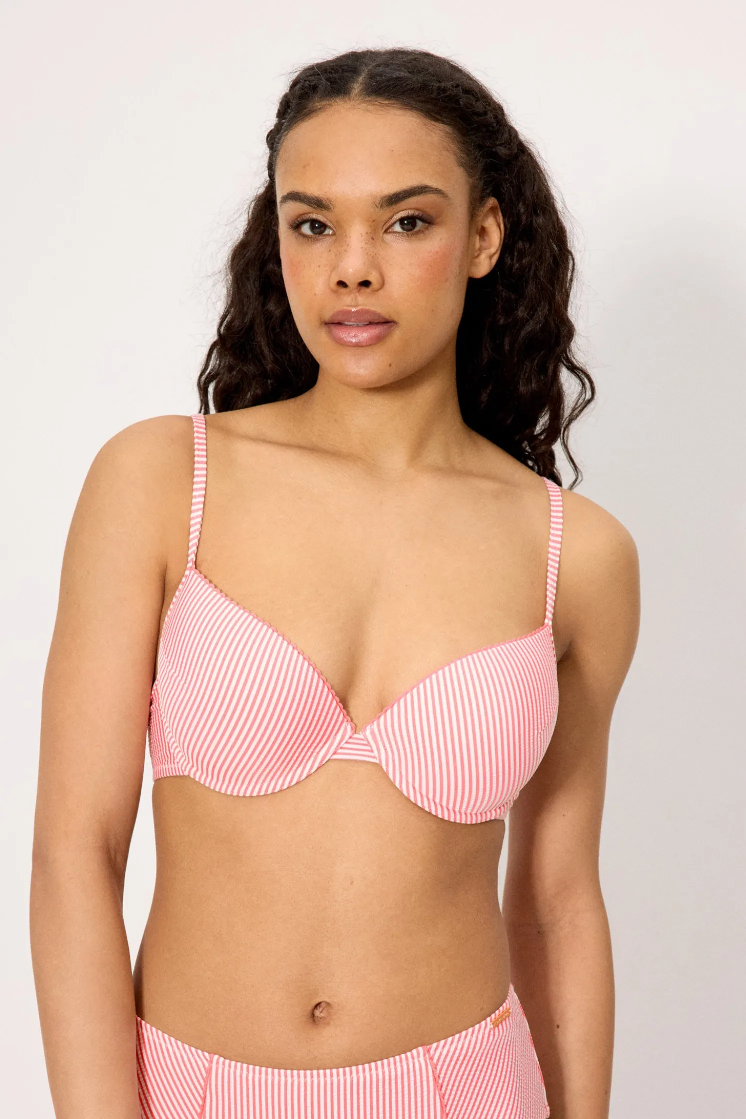 Top bikini bambula rosa copa B