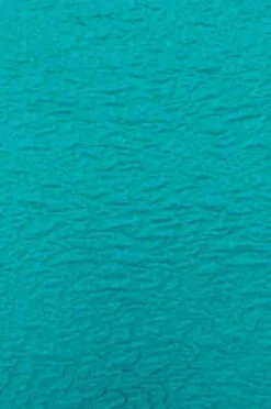 Top bikini con textura turquesa copa B