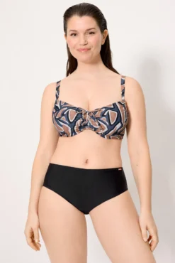 Top bikini reductor estampado copas D y E