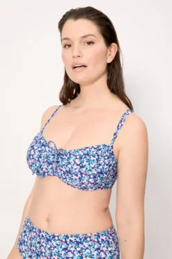 Top bikini reductor liberty azul copas D y E