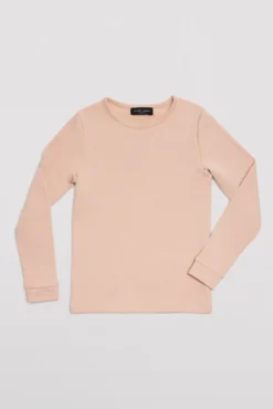 TÉRMICO Camiseta infantil manga larga nude