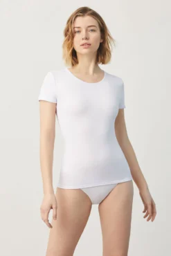 TÉRMICO Camiseta interior manga corta blanco