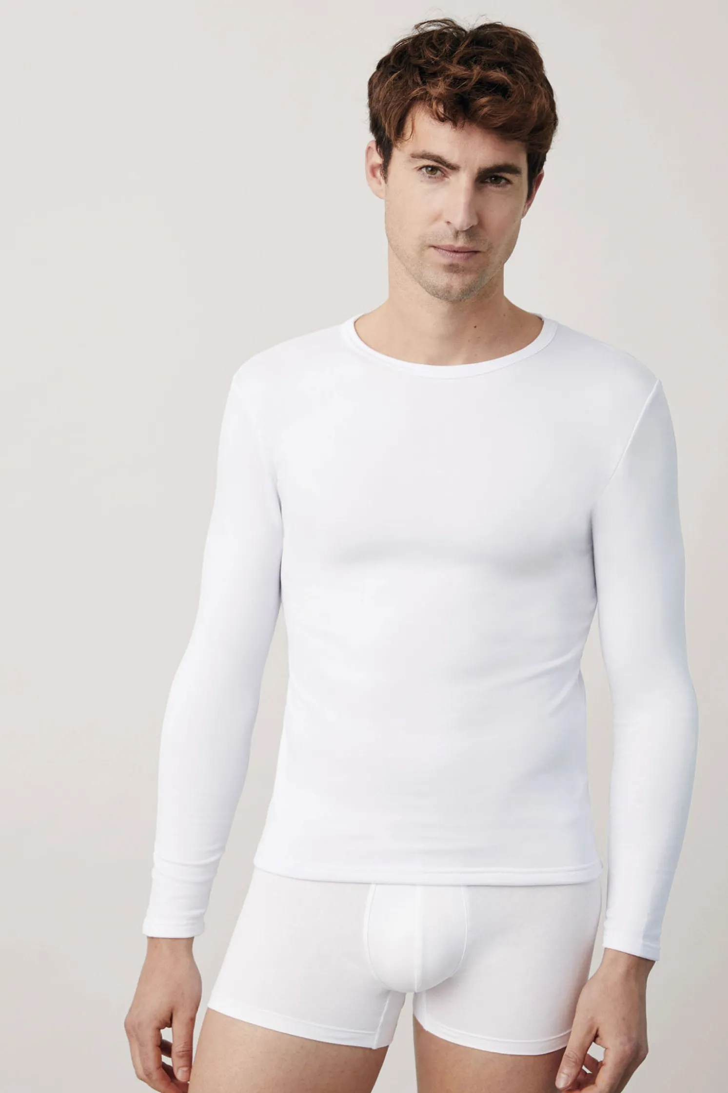 TÉRMICO Camiseta interior manga larga blanco