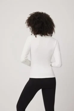 TÉRMICO LIGERO Camiseta algodón manga larga blanco