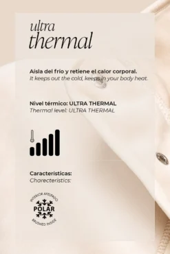 ULTRA TÉRMICO Chaqueta ajustada deportiva negra