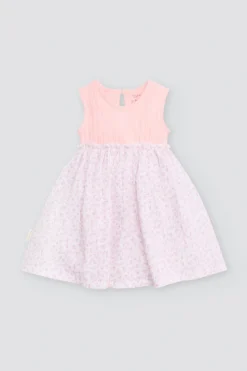 Vestido bebé sin mangas estampado floral