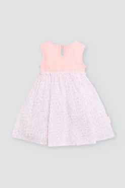 Vestido bebé sin mangas estampado floral