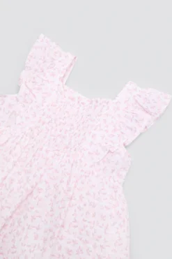 Vestido bebé sin mangas estampado floral