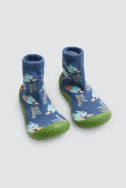 Zapatillas calcetín estampado dragones