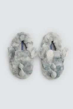 Zapatillas de casa infantiles rinoceronte con detalles 3D